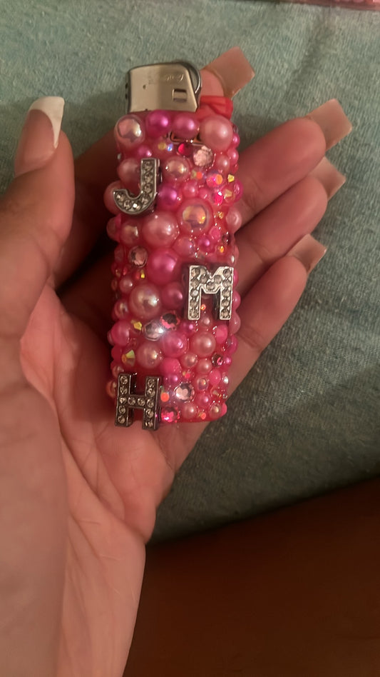 Bubblegum pink lighter
