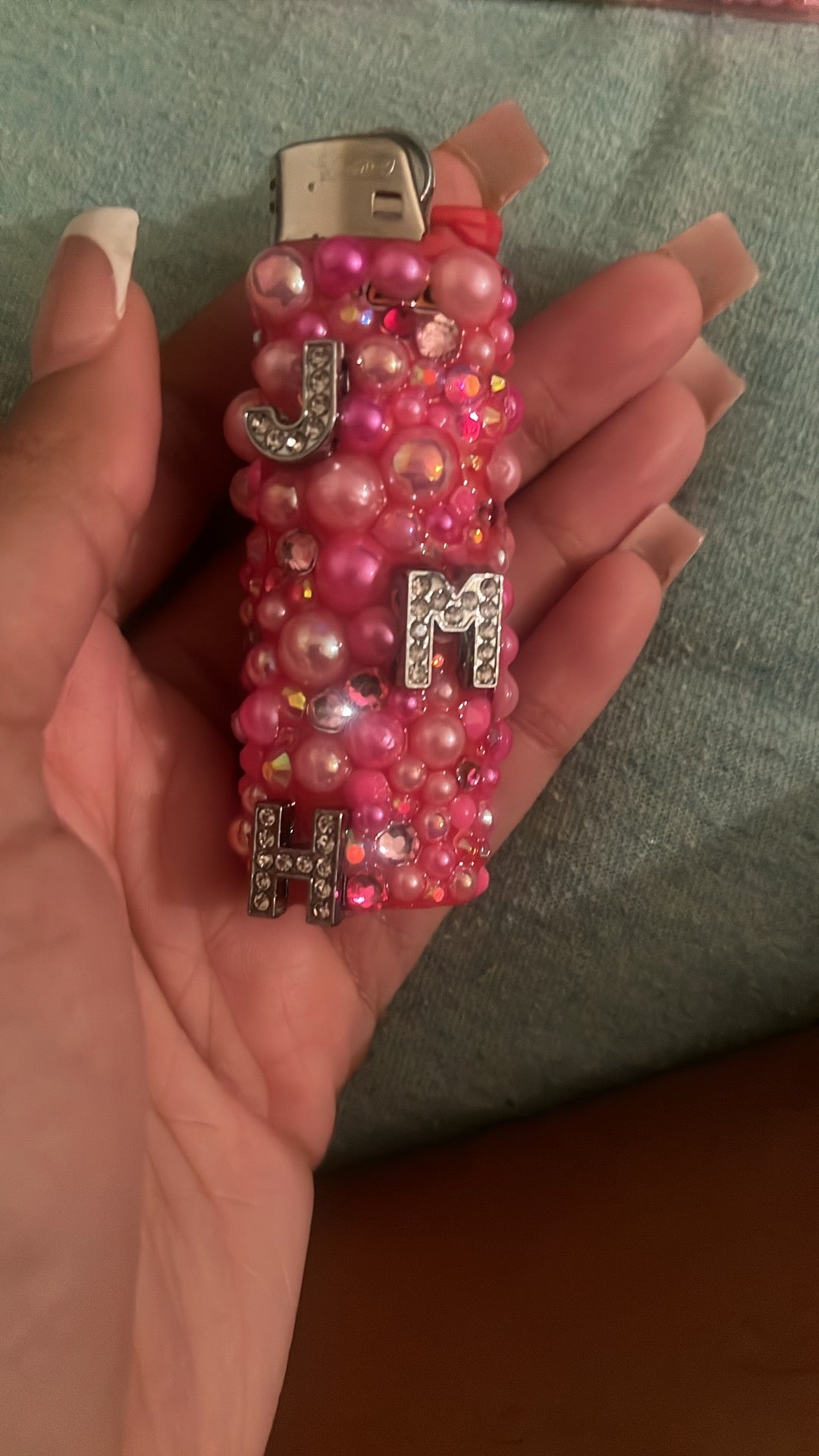 Bubblegum pink lighter