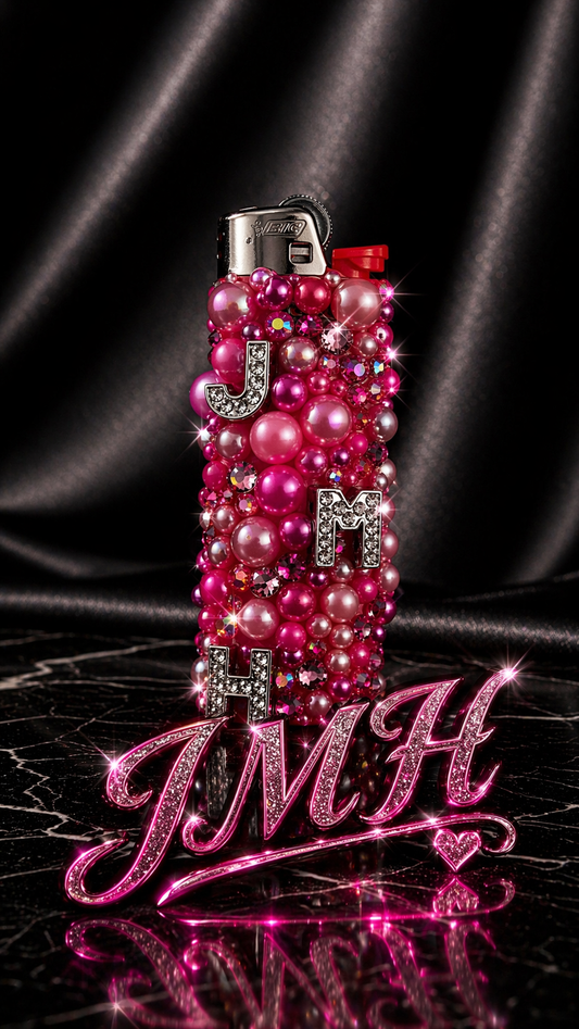 Bubblegum pink lighter